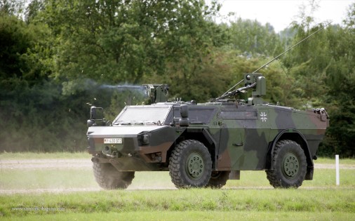 Fennek, MG3. Photo : Bundeswehr